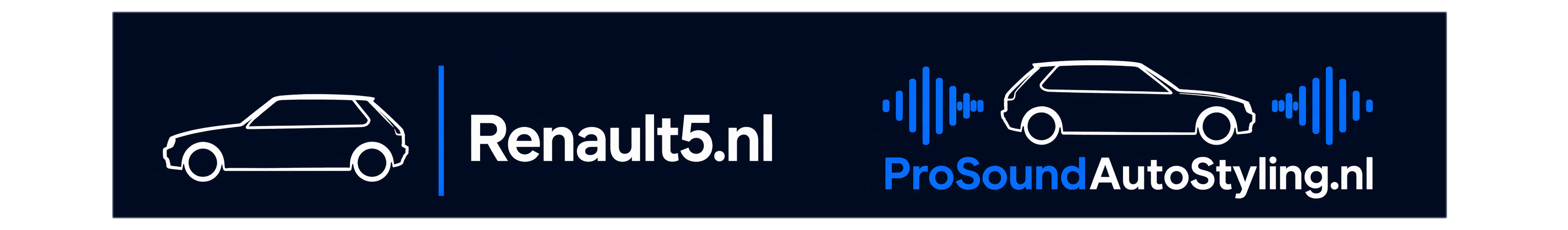 Renault5.nl en ProSoundAutoStyling.nl